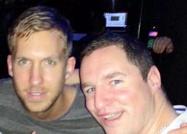 A photo of Eamon with Calvin Harris