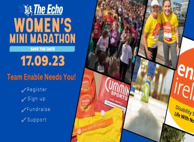 Advertisement for marathon fundraising event